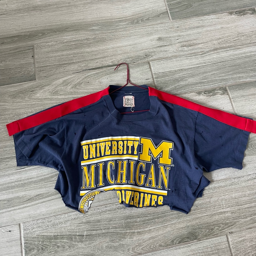 LF FURST OF A KIND vintage crop tee MICHIGAN